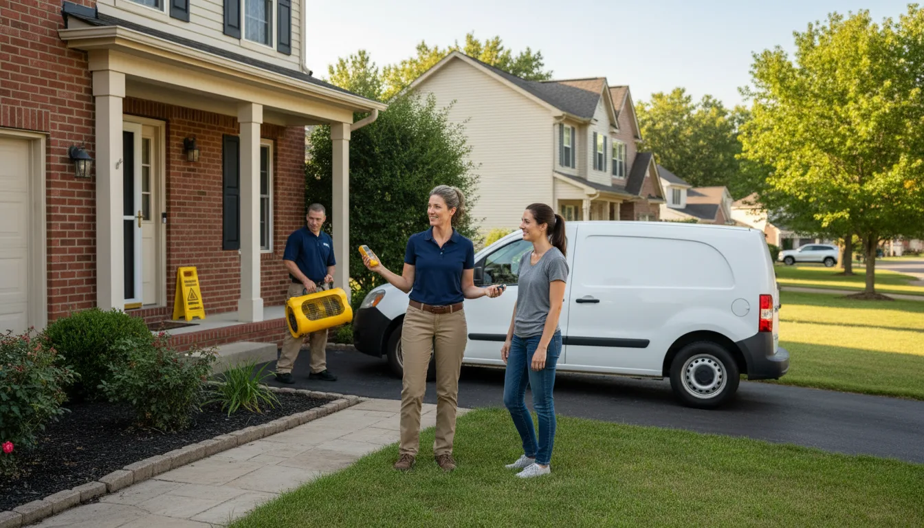 Residential water damage restoration in Creede, CO